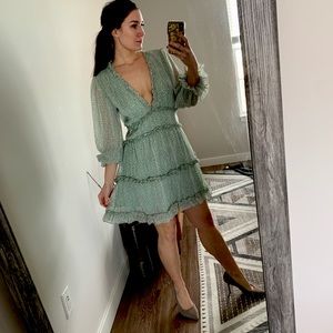 Green Flowing Dress